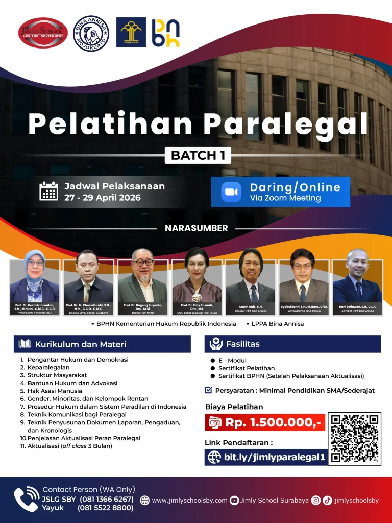 Pelatihan Paralegal Batch 1