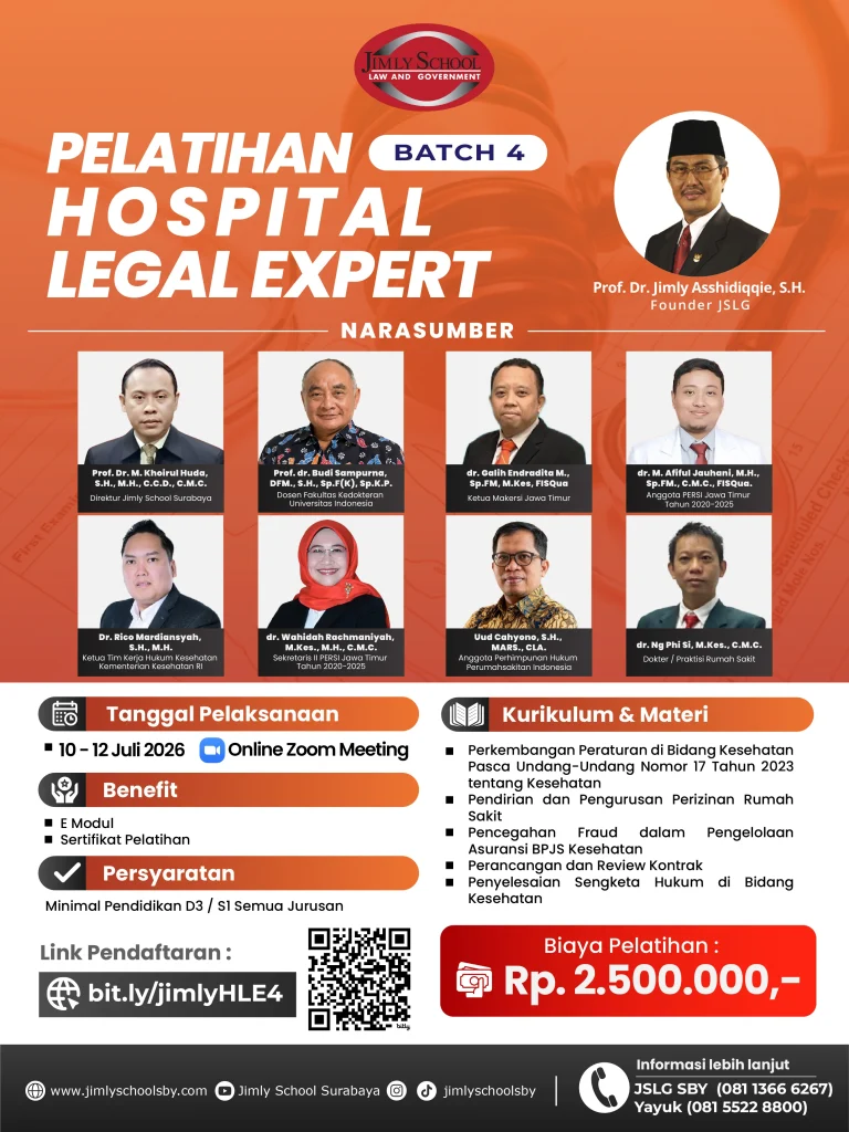 Hospital Legal Expert Training Batch 4