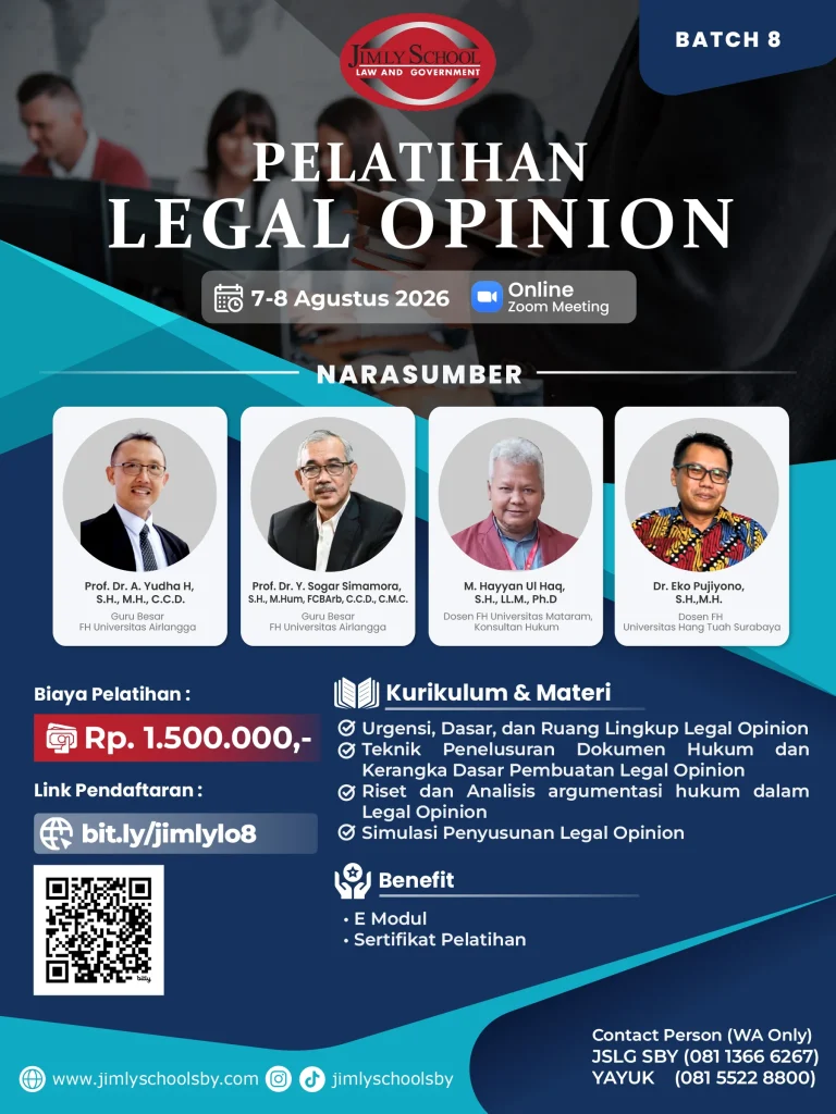 Legal Opinion Training Batch 8