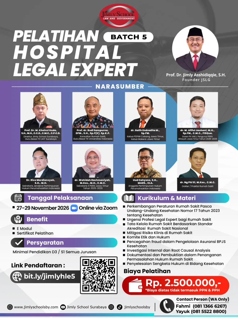 Hospital Legal Expert Training Batch 5
