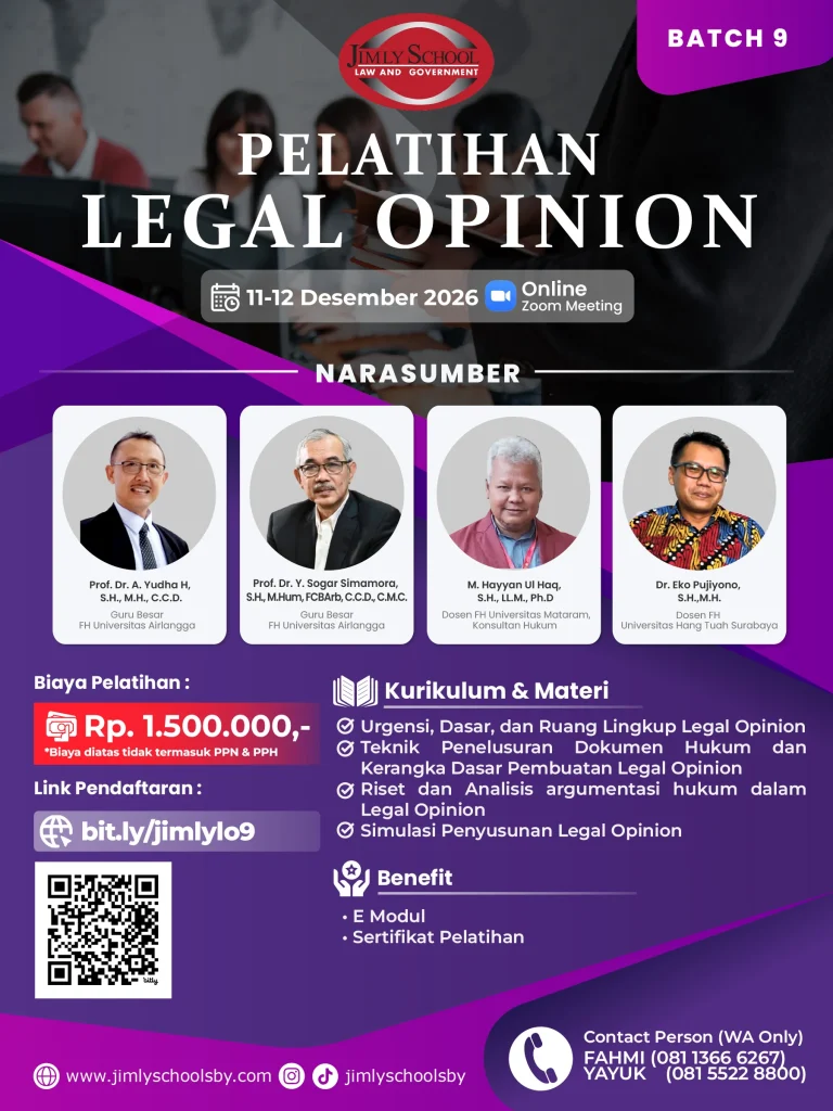 Legal Opinion Training Batch 9