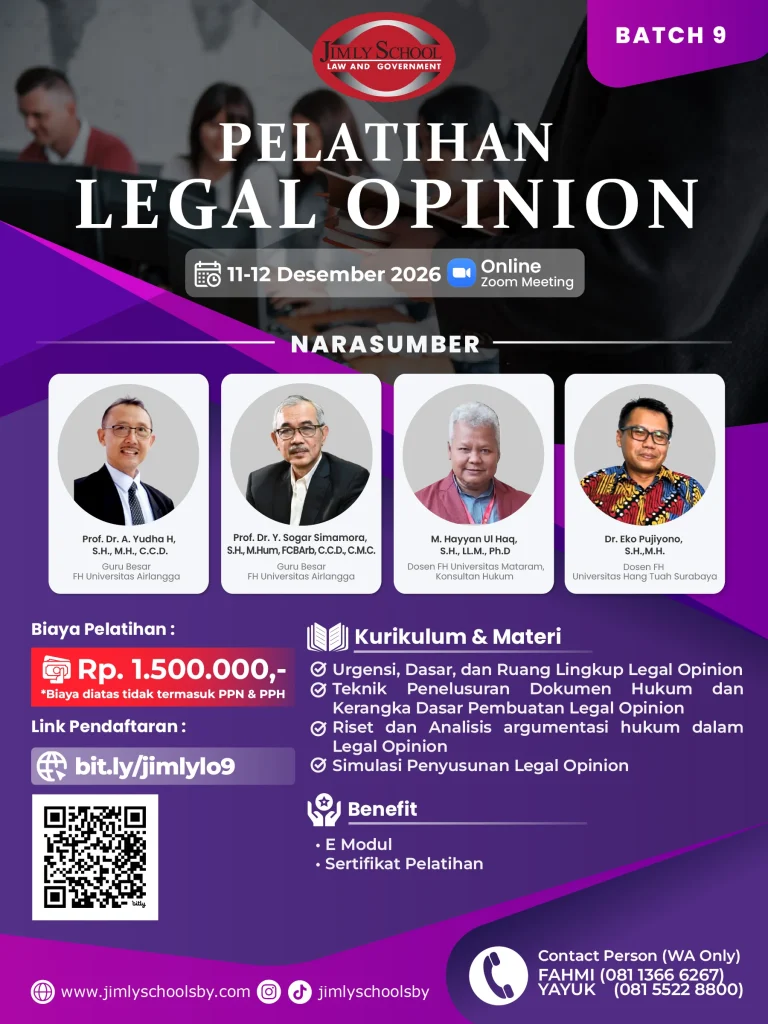 Legal Opinion Training Batch 9