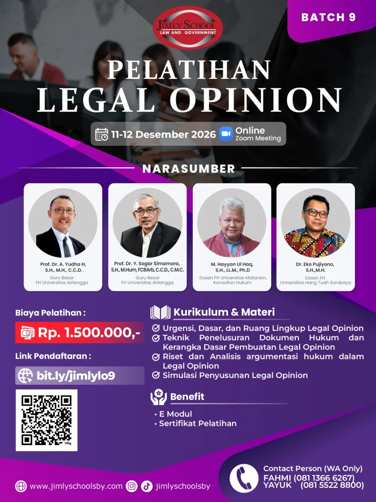 Legal Opinion Training Batch 9