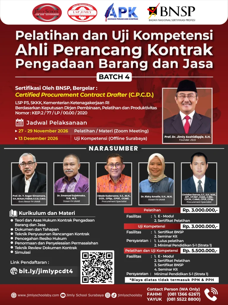 Procurement Contract Drafting Training Batch 4